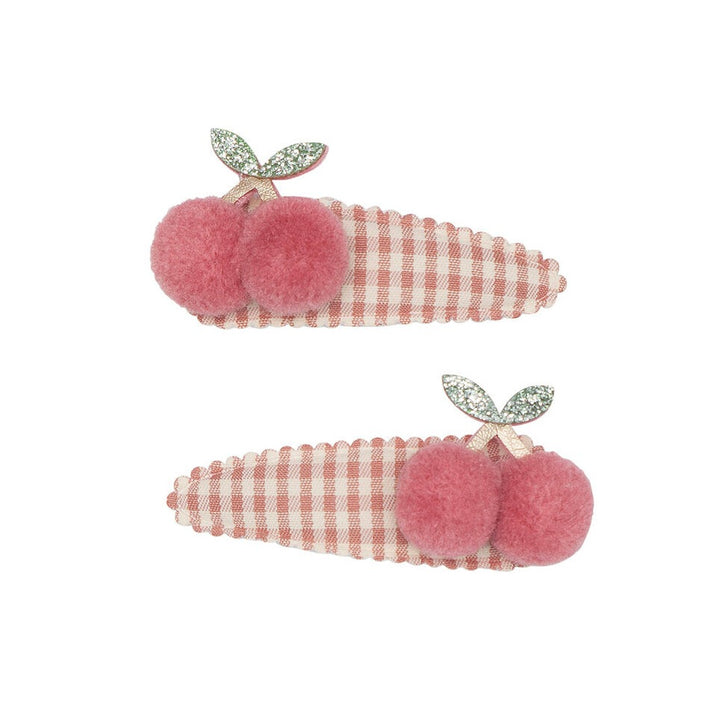 Mimi & Lula Spinki dla dziewczynki Cherry Glitter Pom Pom