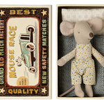 Maileg Maskotka Myszka w pudełku Little brother mouse in matchbox 11cm