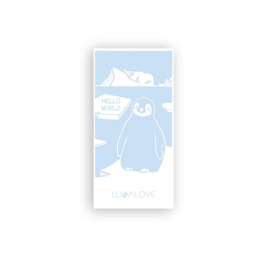 Lullalove Innowacyjny ręcznik bambusowy Pingwin rozmiar M