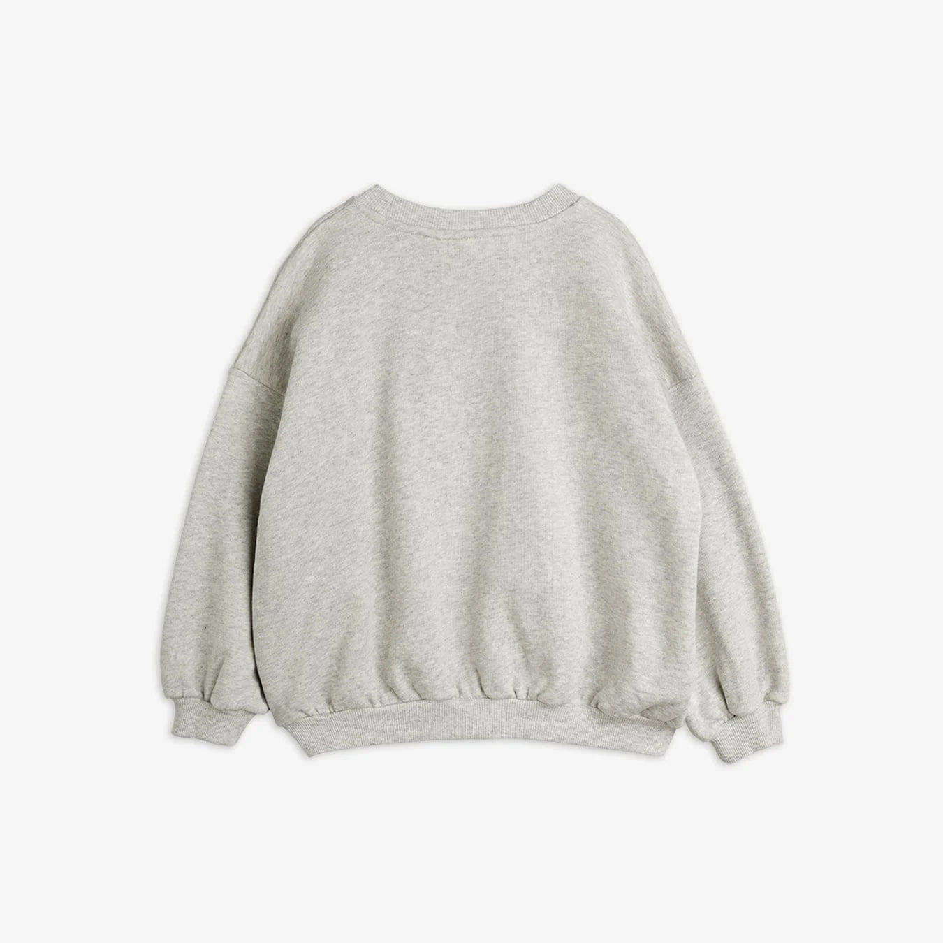 Mini Rodini Bluza dziecięca z haftem Planet Grey Melange