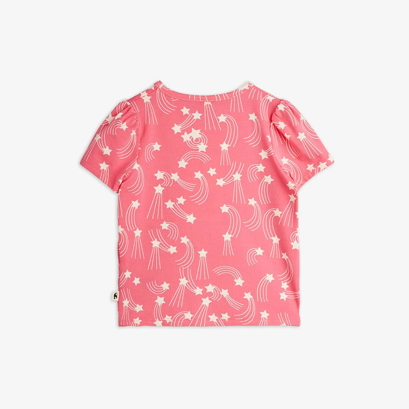 Mini Rodini Koszulka dla dziewczynki z krótkim rękawkiem Starfall Pink