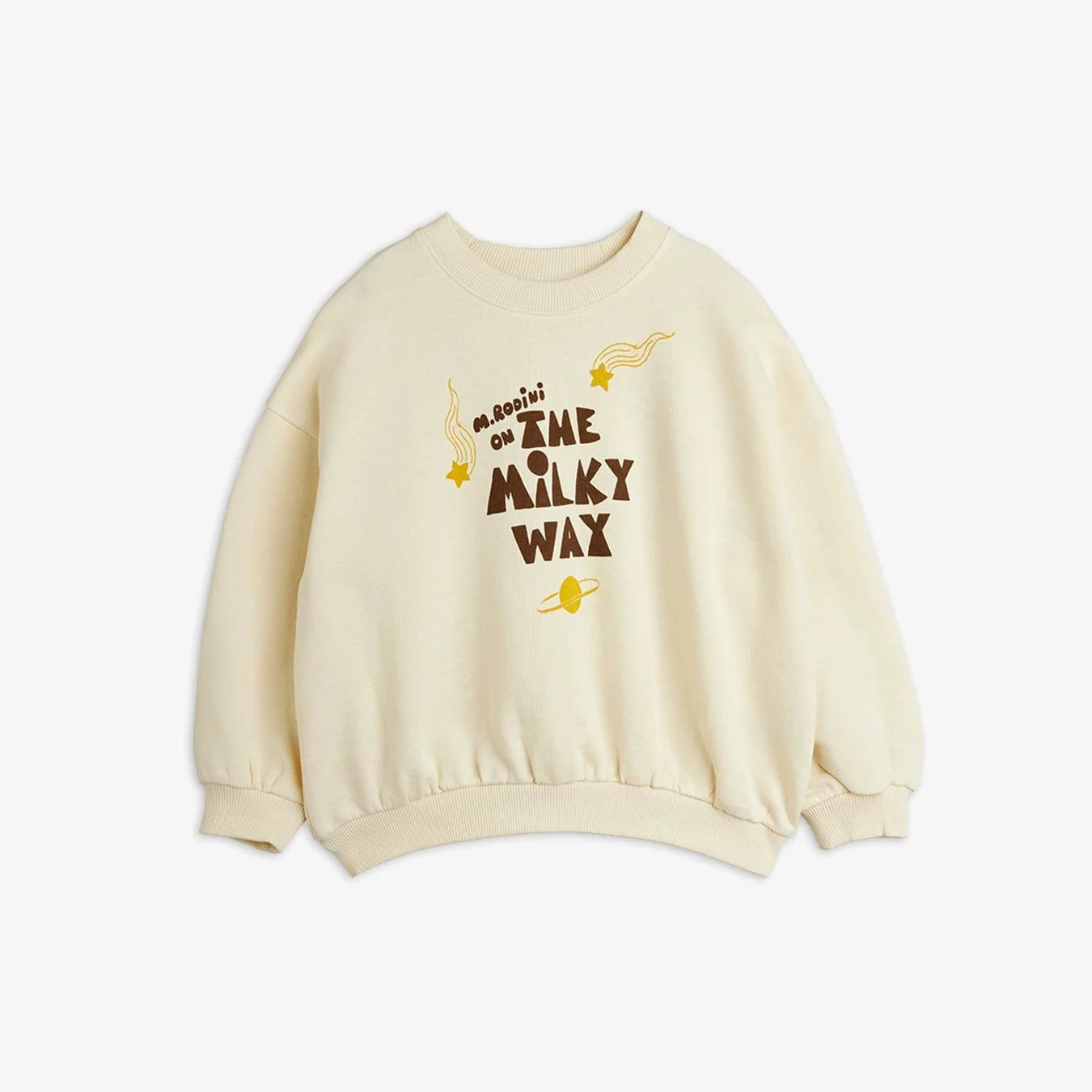Mini Rodini Bluza dziecięca The milky way Off-white