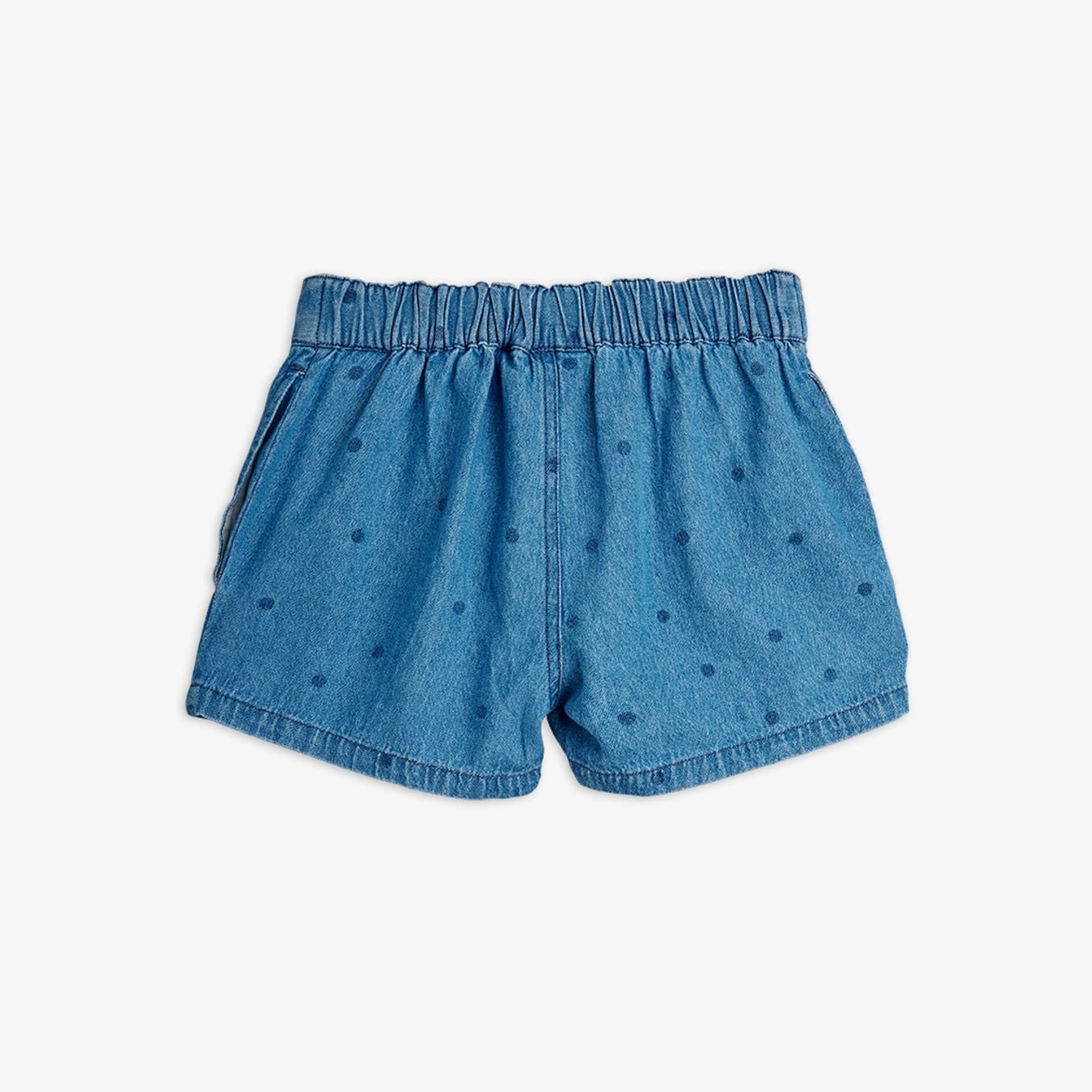 Mini Rodini Szorty dziecięce dżinsowe Dotted Blue