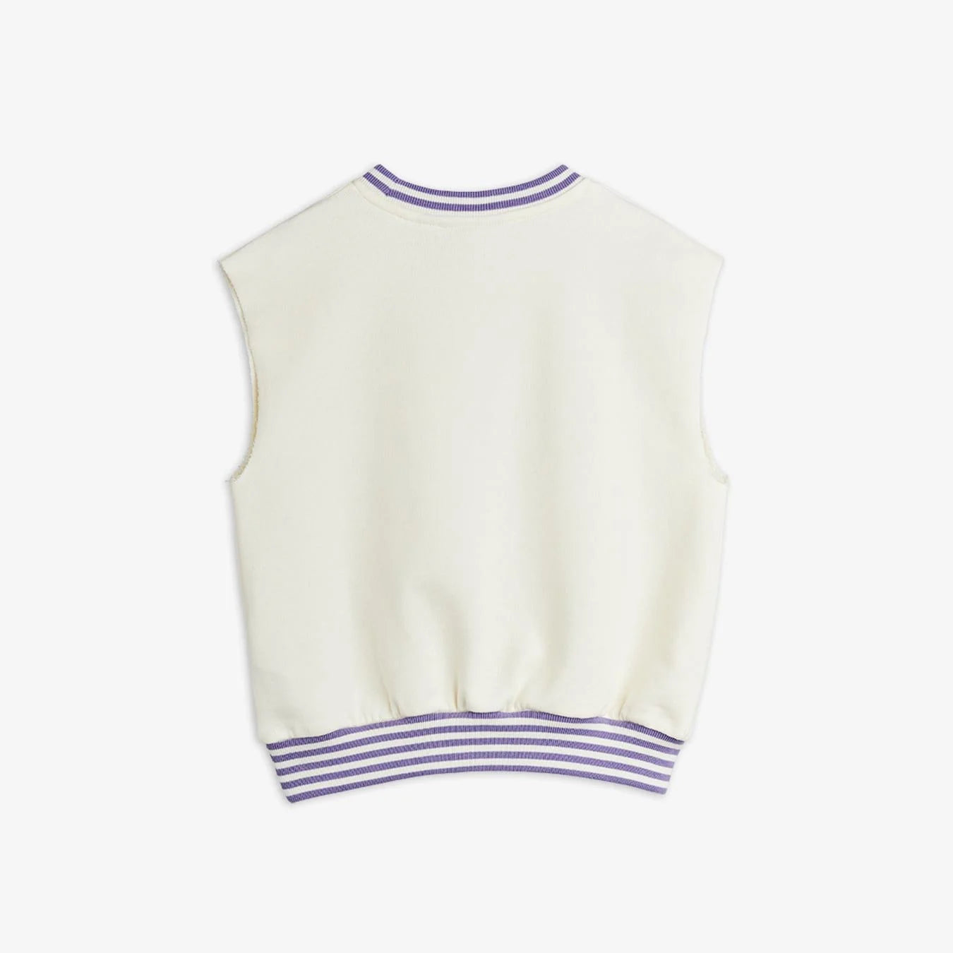 Mini Rodini Koszulka dziecięca bez rękawów Alien City FC Off-white