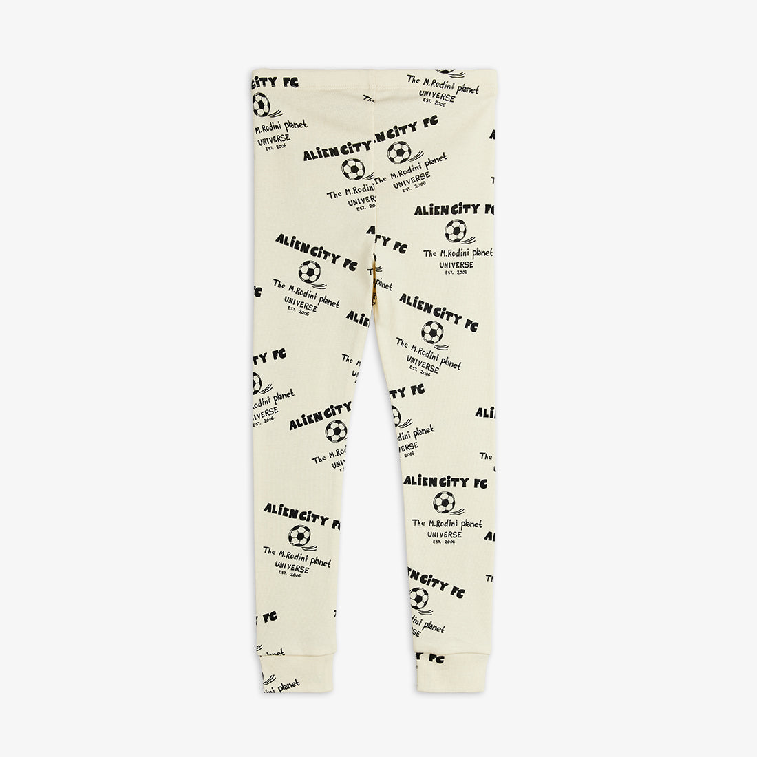 Mini Rodini Legginsy dziecięce Alien City White