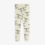 Mini Rodini Legginsy dziecięce Alien City White