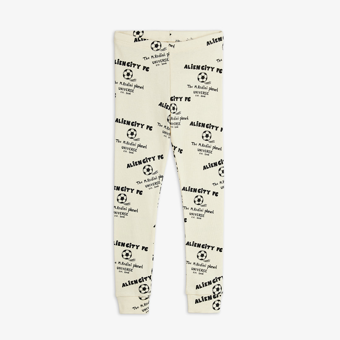 Mini Rodini Legginsy dziecięce Alien City White