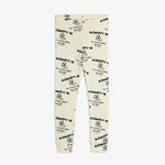 Mini Rodini Legginsy dziecięce Alien City White