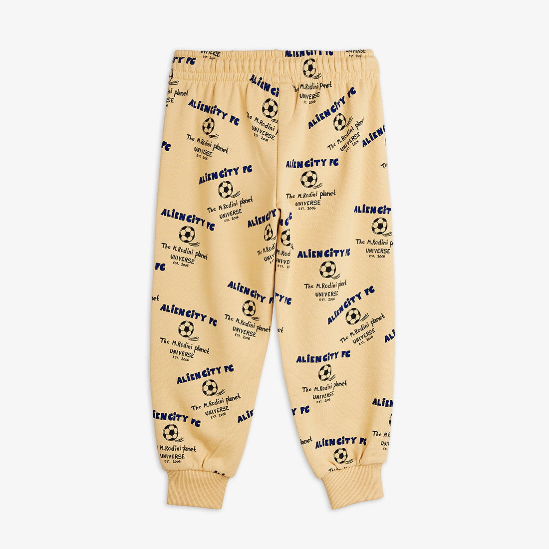 Mini Rodini Spodnie dziecięce dresowe Alien City Beige