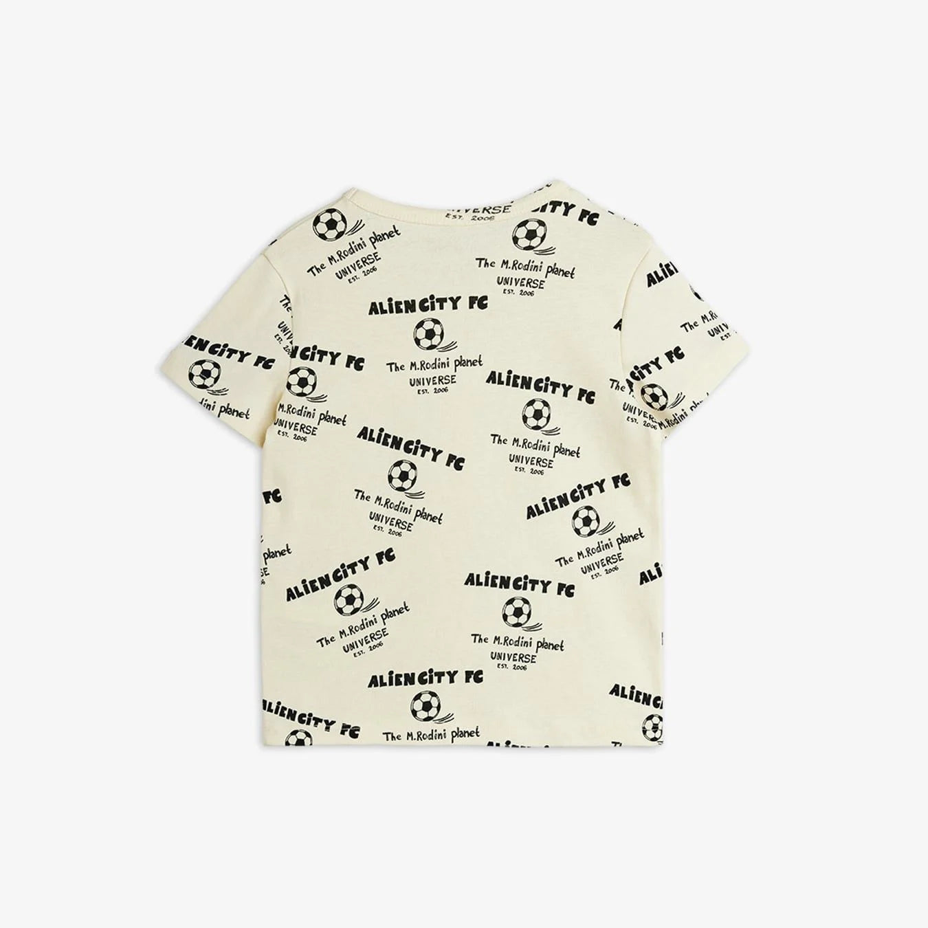Mini Rodini Koszulka dziecięca z krótkim rękawem Alien City FC White