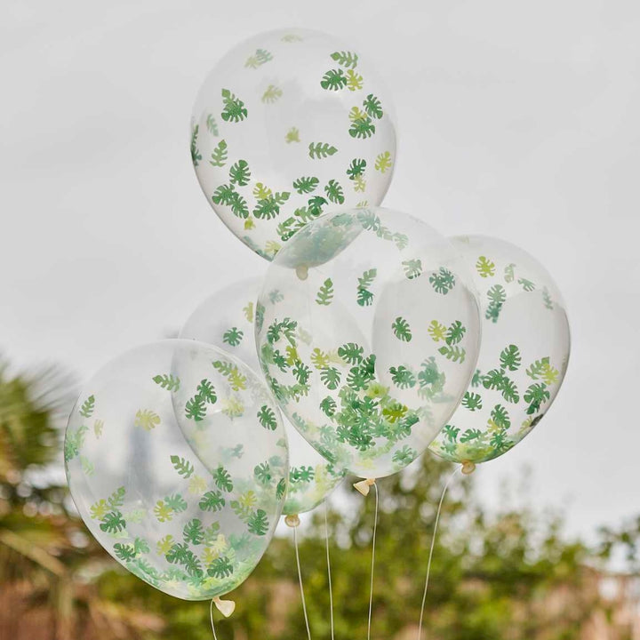 Gingerray balony lateksowe Jungle Confetti