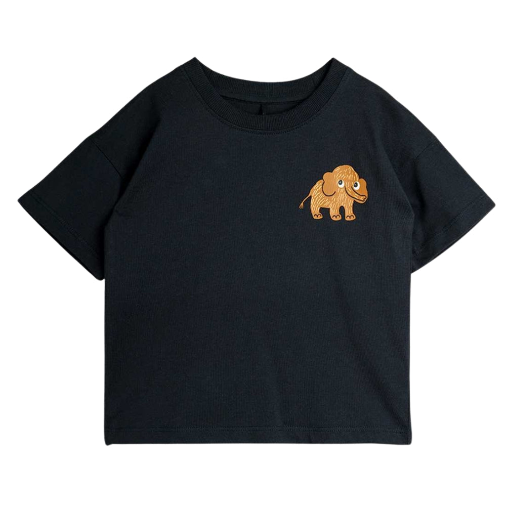 Mini Rodini Koszulka dla dzieci Mammoth Black