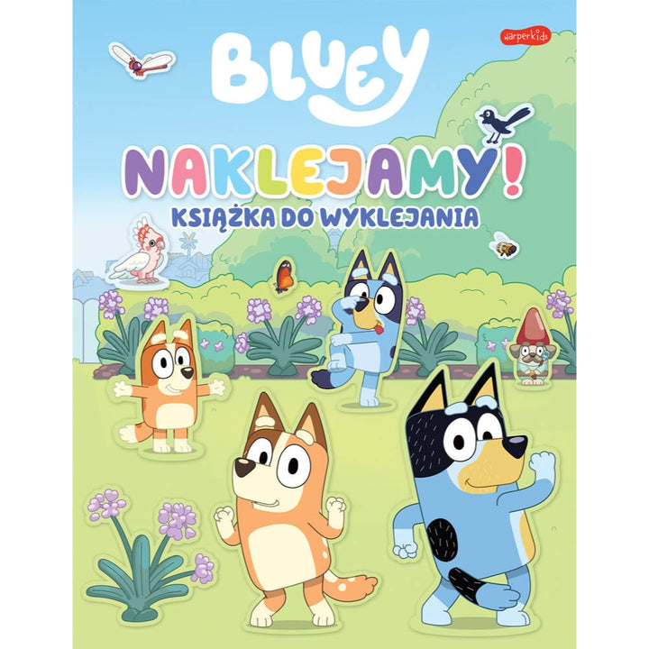 HarperKids Książeczka naklejki dla dzieci Bluey Naklejamy!