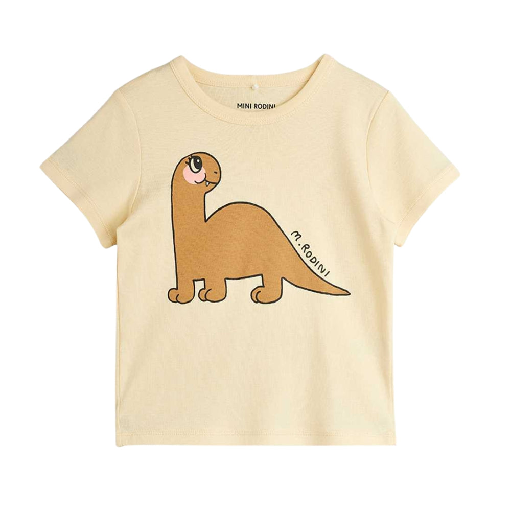 Mini Rodini Koszulka dla dzieci Dino Beige