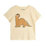 Mini Rodini Koszulka dla dzieci Dino Beige