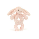 Jellycat Królik grzechotka pudrowy róż 18 cm