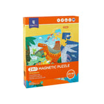 mierEdu Puzzle magnetyczne 2 w 1 Dinozaury