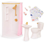 Our Generation Akcesoria dla lalki Sweet Bathroom Set