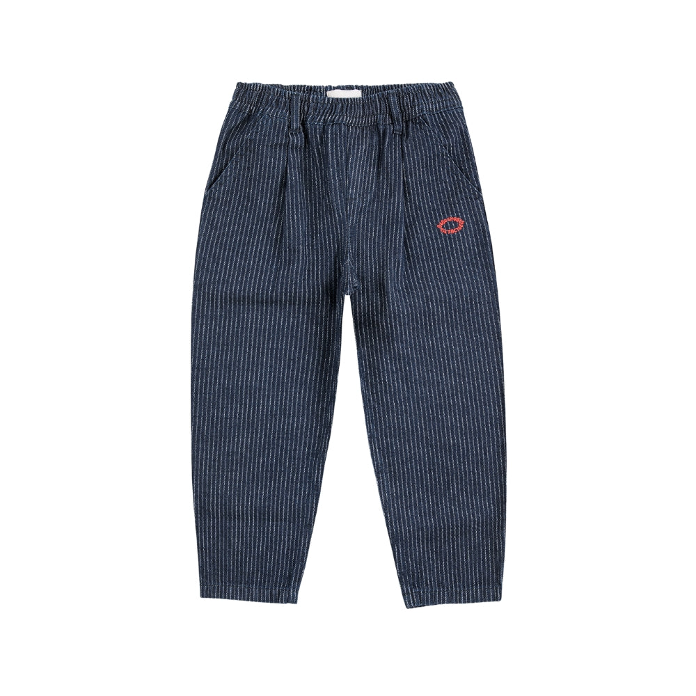 Bobo Choses Spodnie dżinsowe Tic Tac Toe Navy Blue