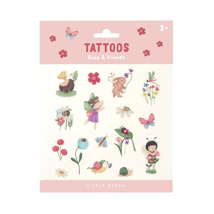 Little Dutch Tatuaże dla dzieci Rosa & friends