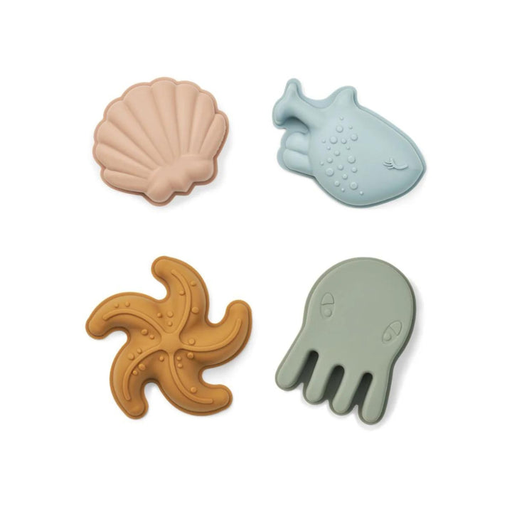 Liewood Foremki do piasku 4-Pack Mermaids Sandy