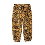 Mini Rodini Spodnie polarowe Leopard