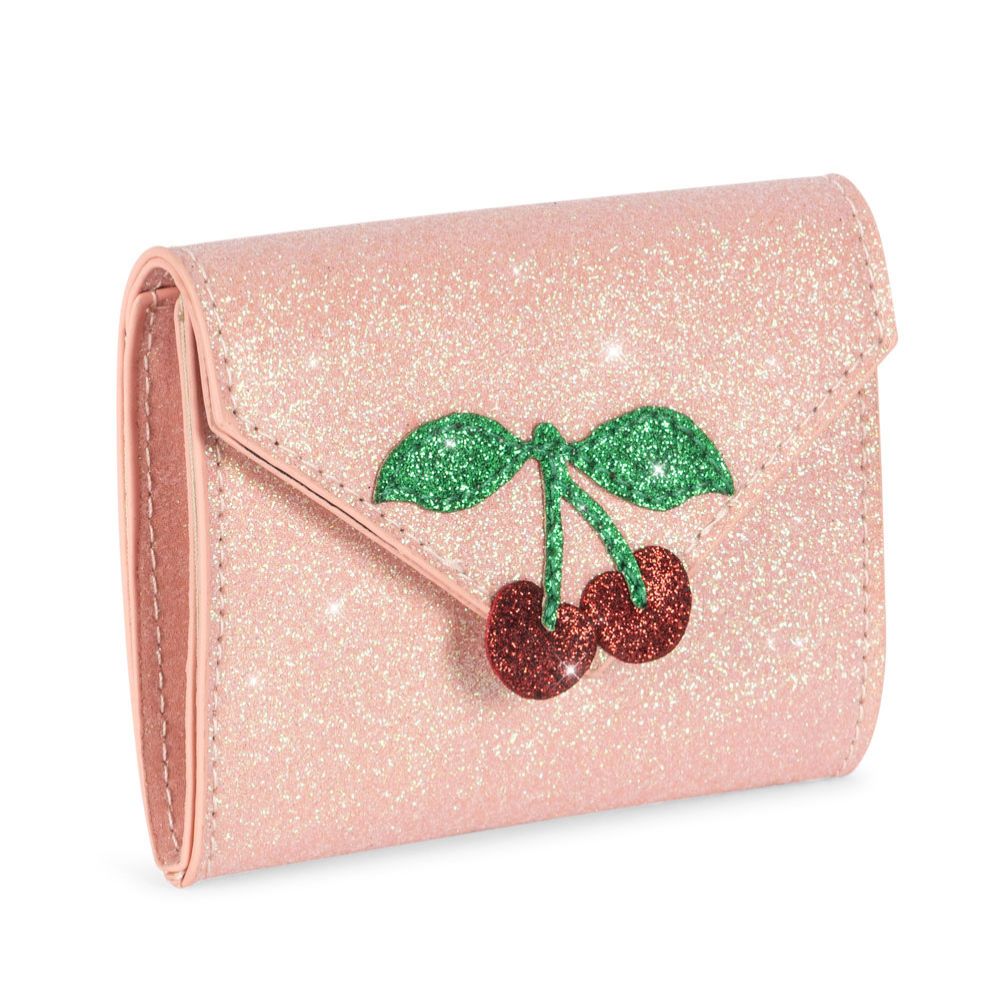 Konges Slojd Portfel dla dziewczynki Pink Glitter