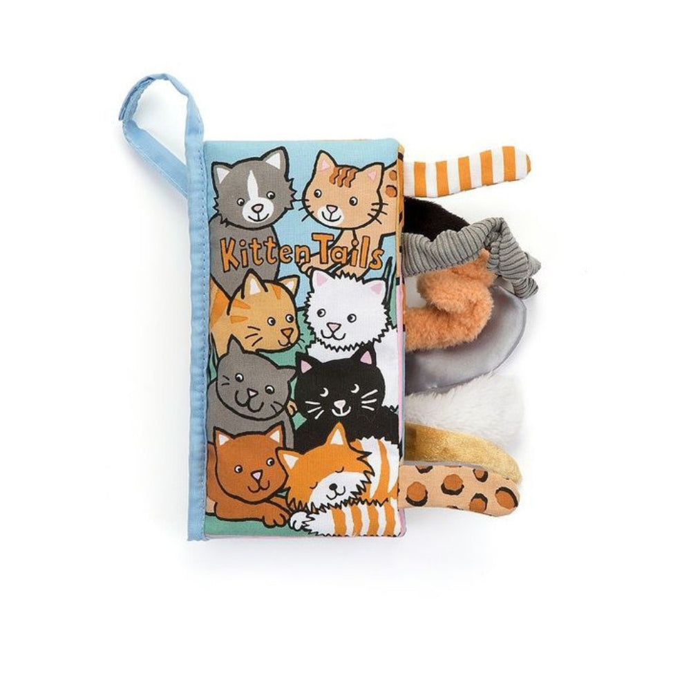 Jellycat Książeczka sensoryczna z ogonkami Kitten Tails