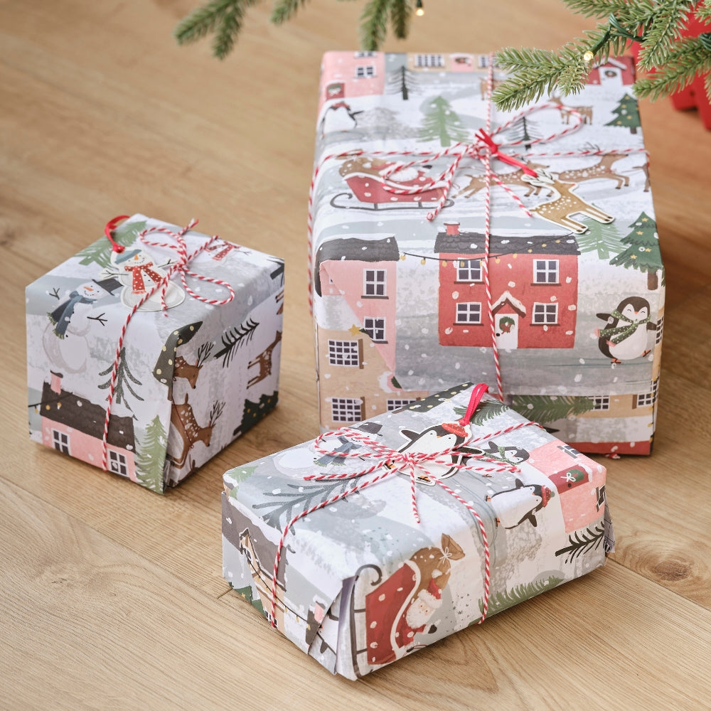 Gingerray Papier do pakowania prezentów Christmas Scene