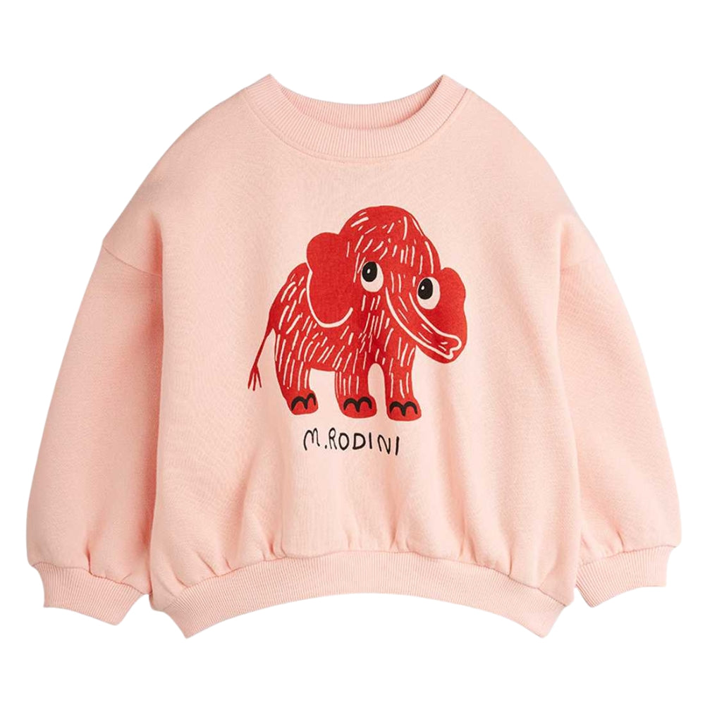 Mini Rodini Bluza dla dzieci Mammoth Pink