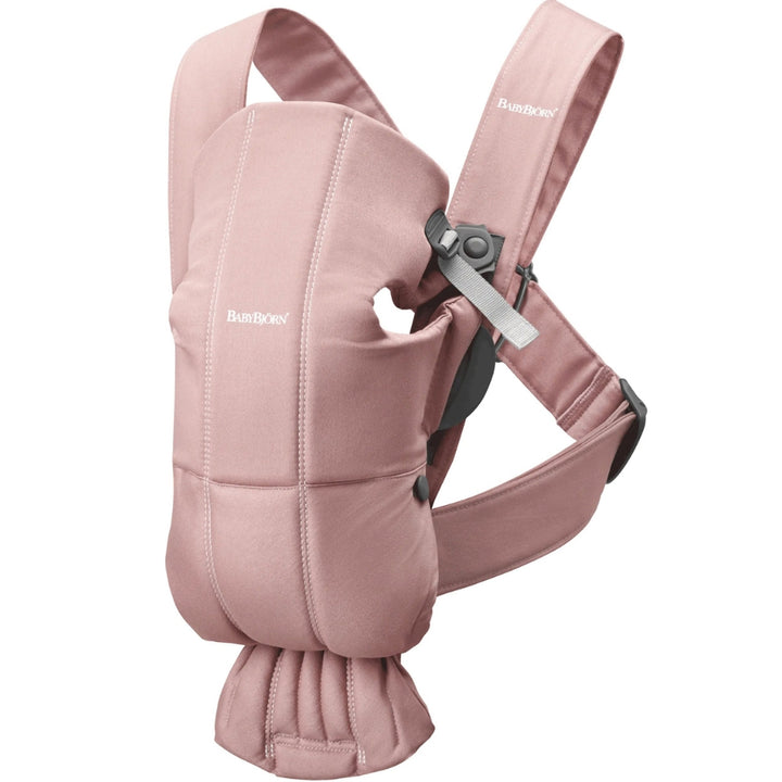 BABYBJORN Nosidełko dla niemowlaka MINI Woven Dusty pink