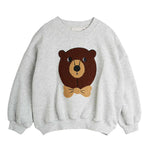 Mini Rodini Buza dla dzieci z nadrukiem Bear Grey