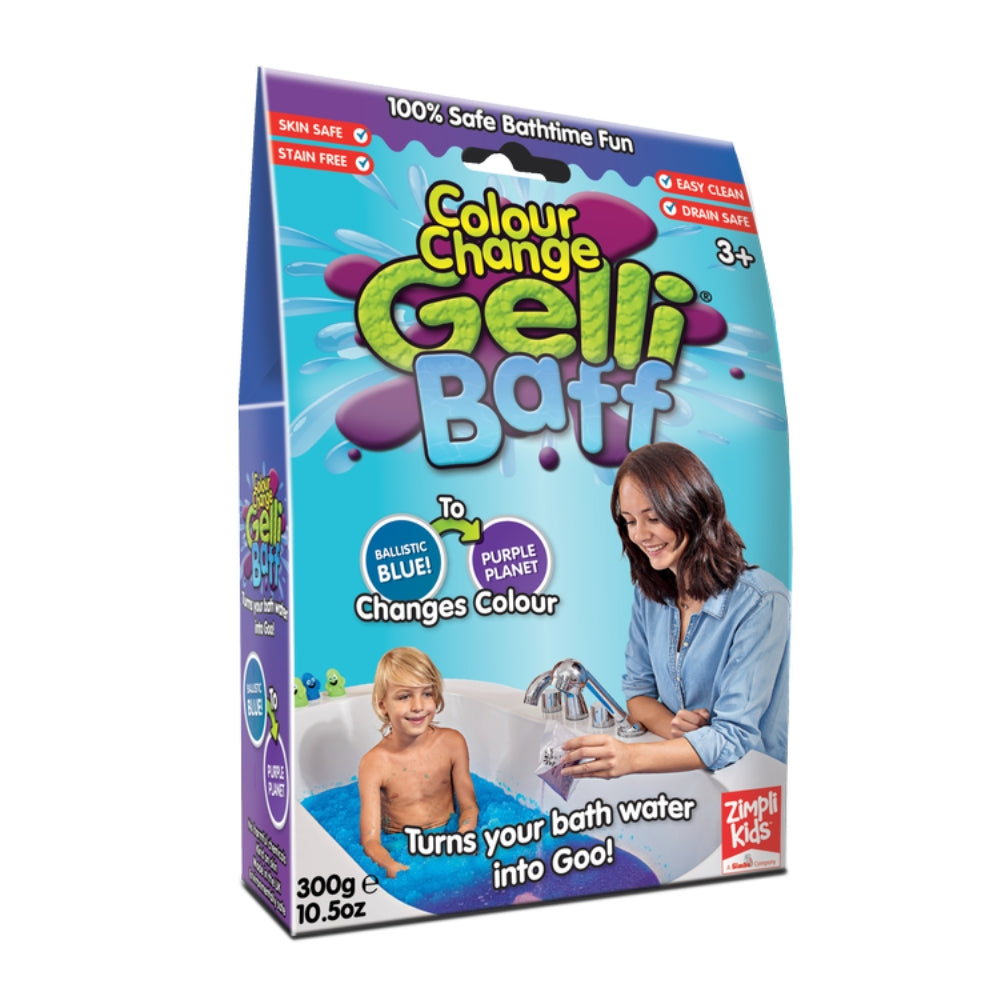 Zimpli Kids Magiczny proszek do kąpieli Gelli Baff Colour Change błękitny