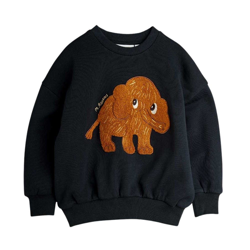 Mini Rodini Bluza dla dzieci z nadrukiem Mammoth
