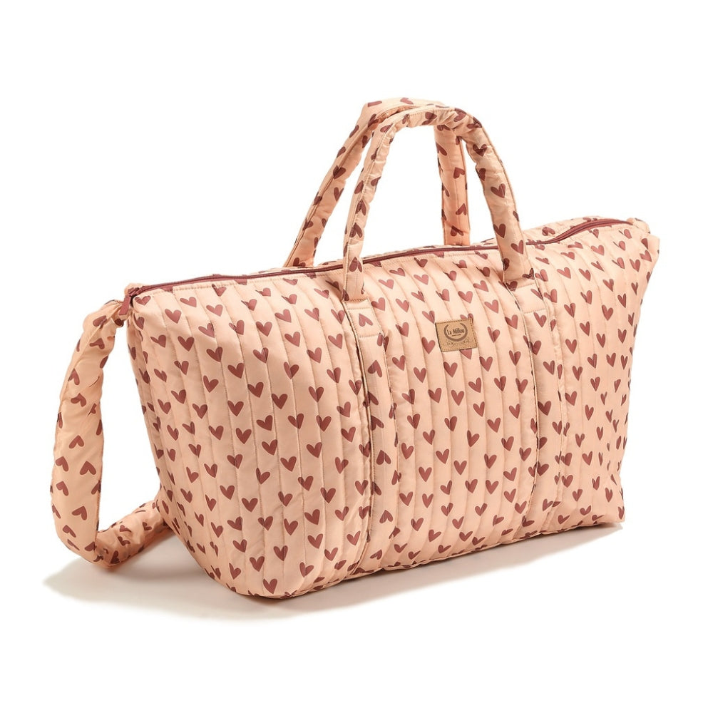 La Millou Torba dla mamy weekendowa Ortalion Heartbeat Pink