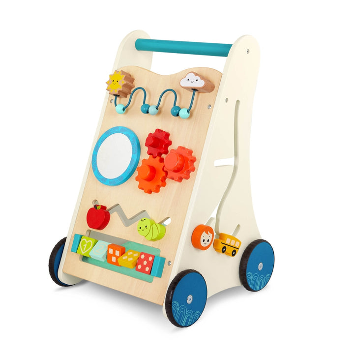 B.Toys Drewniany chodzik dla dziecka Little Learning Steps