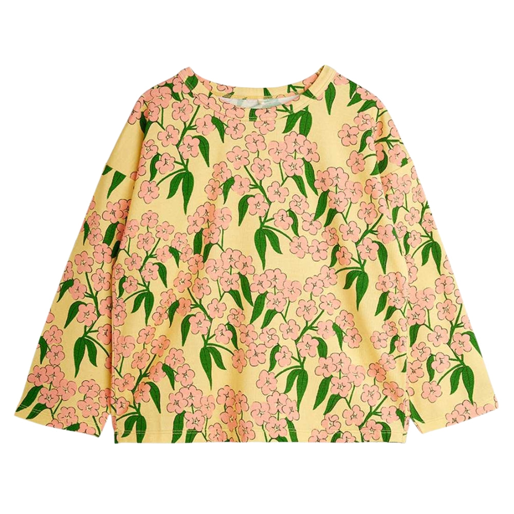Mini Rodini Koszulka dla dzieci z długim rękawem Alpine flowers
