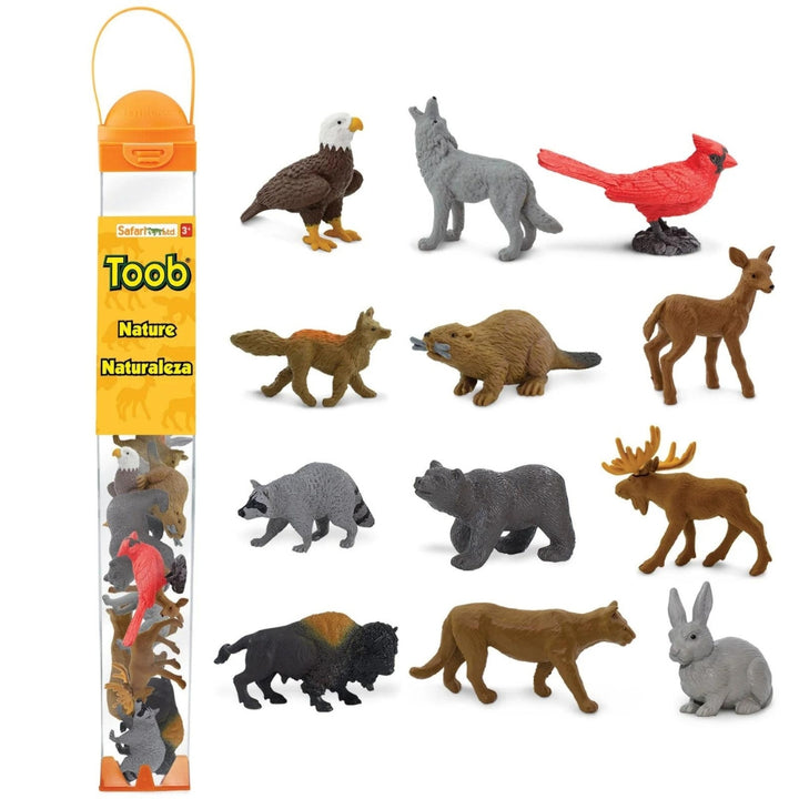 Safari Ltd Figurki dla dzieci w tubie Mieszkańcy Lasu
