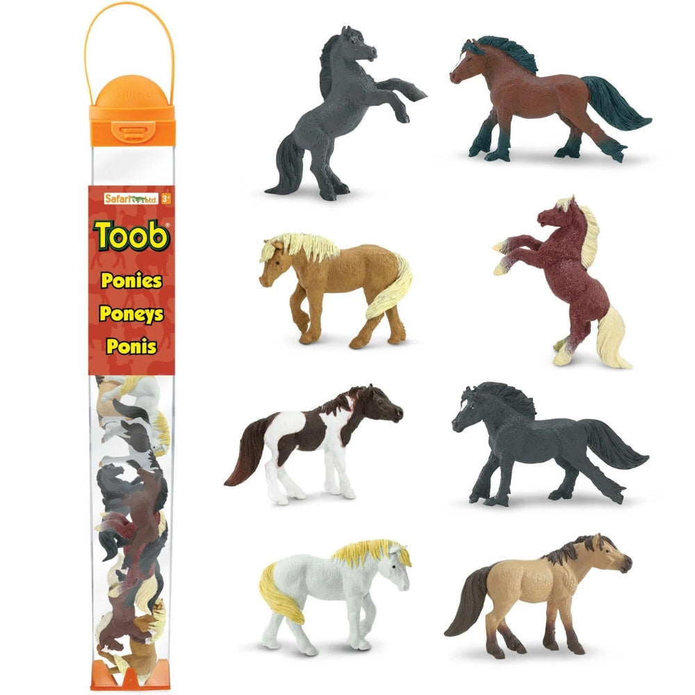 Safari Ltd Figurki dla dzieci w tubie Kucyki