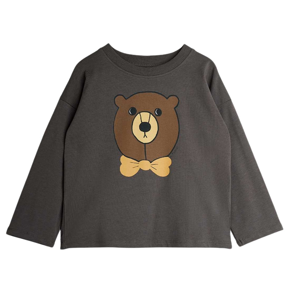 Mini Rodini Bluzka dla dzieci Bear Grey