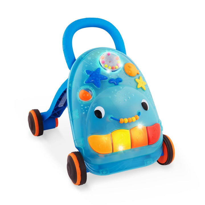 B.Toys Muzyczny pchacz-chodzik dla dziecka z odpinanym panelem interaktywnym