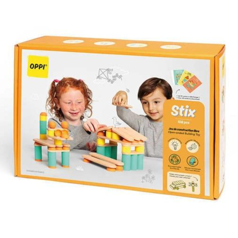 Oppi Zestaw konstrukcyjny dla dzieci Stix 108el.