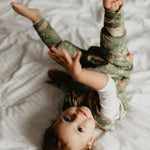 Sleepee Dwustronny śpiworek do spania z nóżkami Vintage Animals Almond/Cream 6-12 m