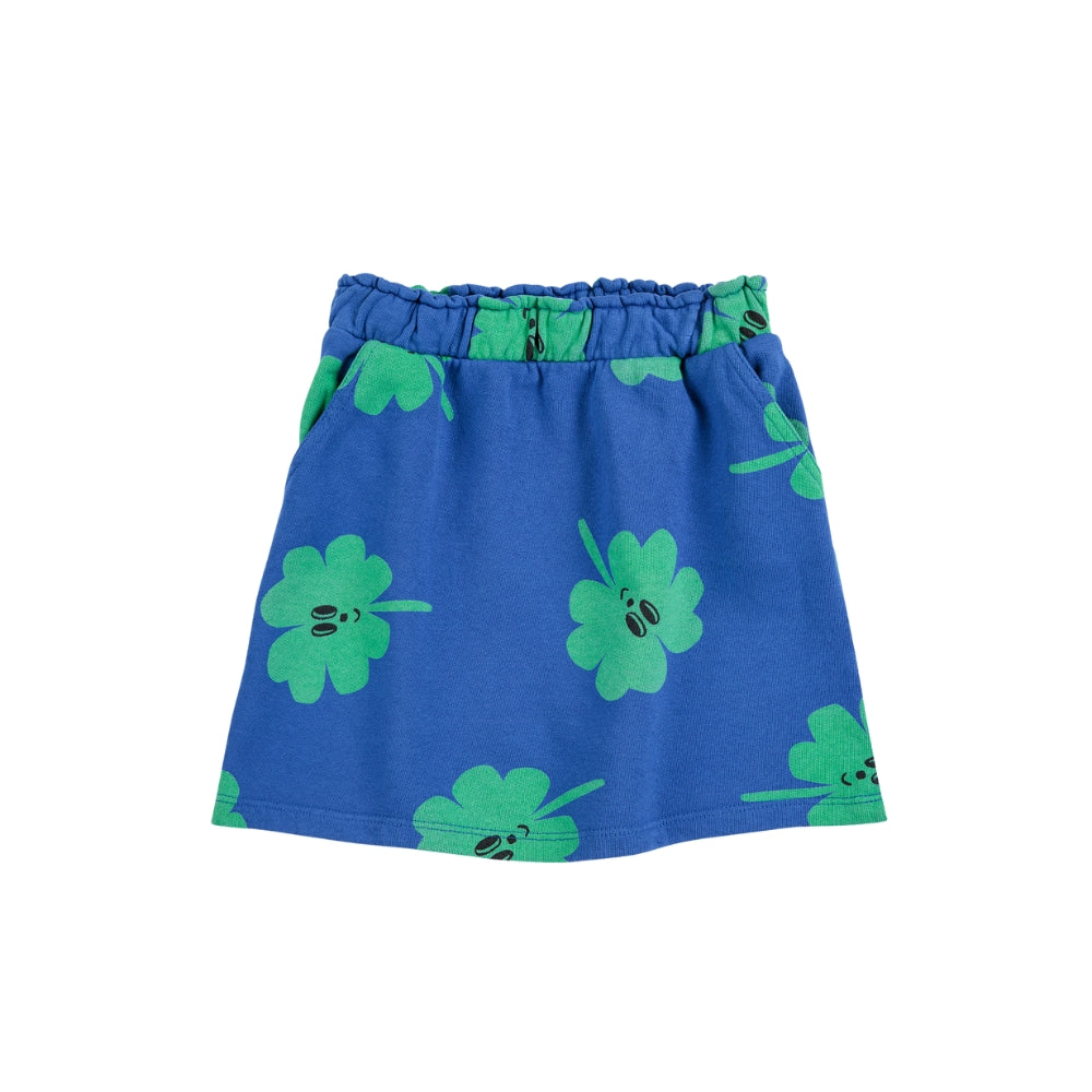 Bobo Choses Spódnica dla dziewczynki Lucky Clover All Over Blue