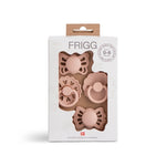 Frigg Smoczki dla niemowlaka Baby’s First Floral Heart 4-pack Blush 0+