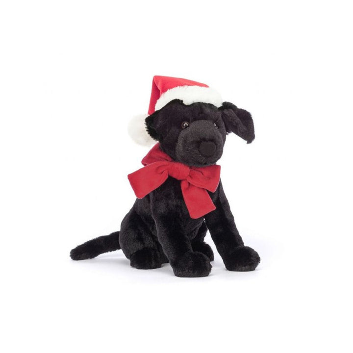 Jellycat Maskotka piesek Labrador w Czapce Świętego Mikołaja 22 cm