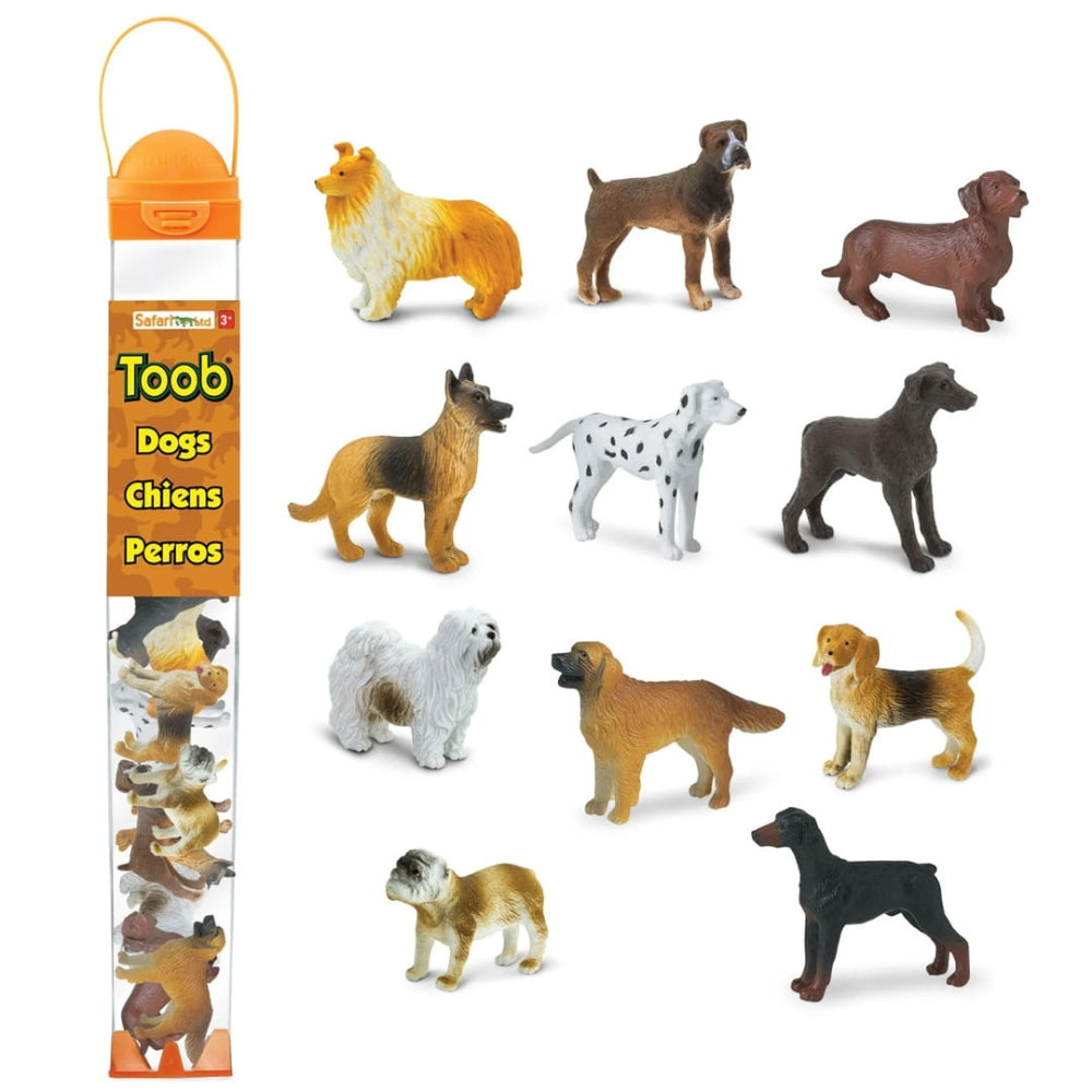 Safari Ltd Figurki dla dzieci w tubie Psy