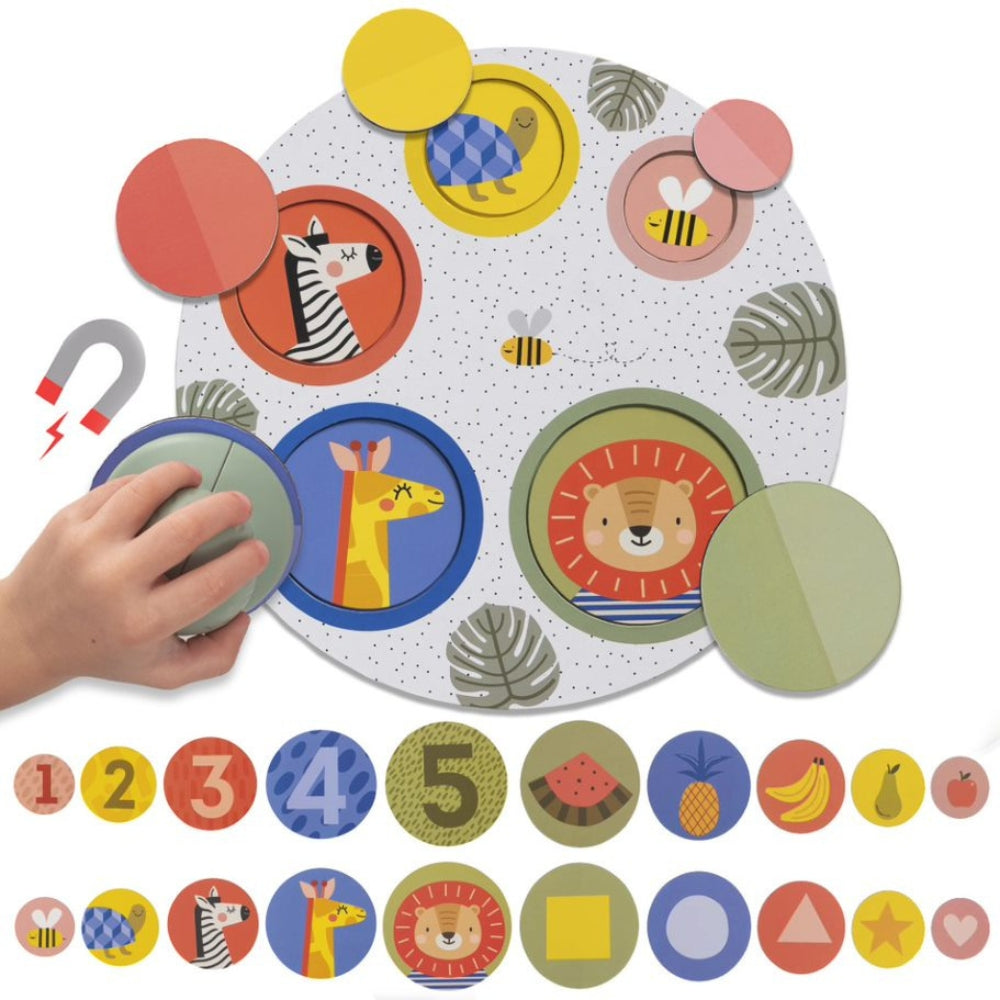 Taf Toys Puzzle magnetyczne dla dzieci Peek-A-Boo