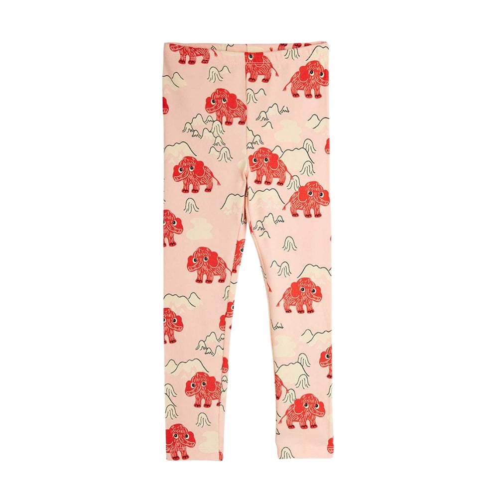 Mini Rodini Leginsy dla dziewczynki Mammoth Pink
