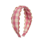 Rockahula Opaska do włosów Scalloped Gingham